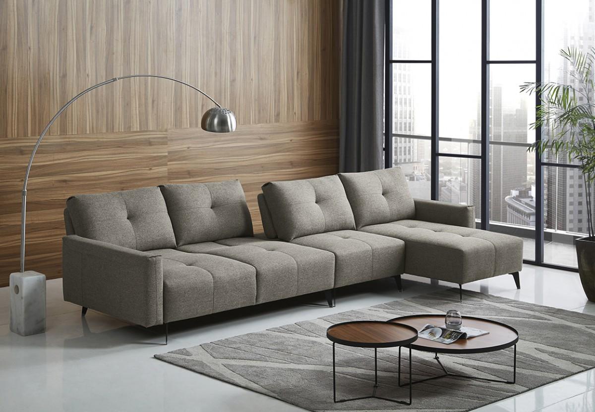 

    
Modern Grey Fabric Sectional Sofa Right Facing Chaise VIG Divani Casa Kenton
