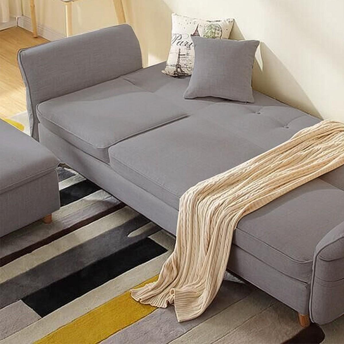 

    
 Order  Modern Grey Fabric Sofabed & Ottoman w/ Storage VIG Divani Casa Jeremiah
