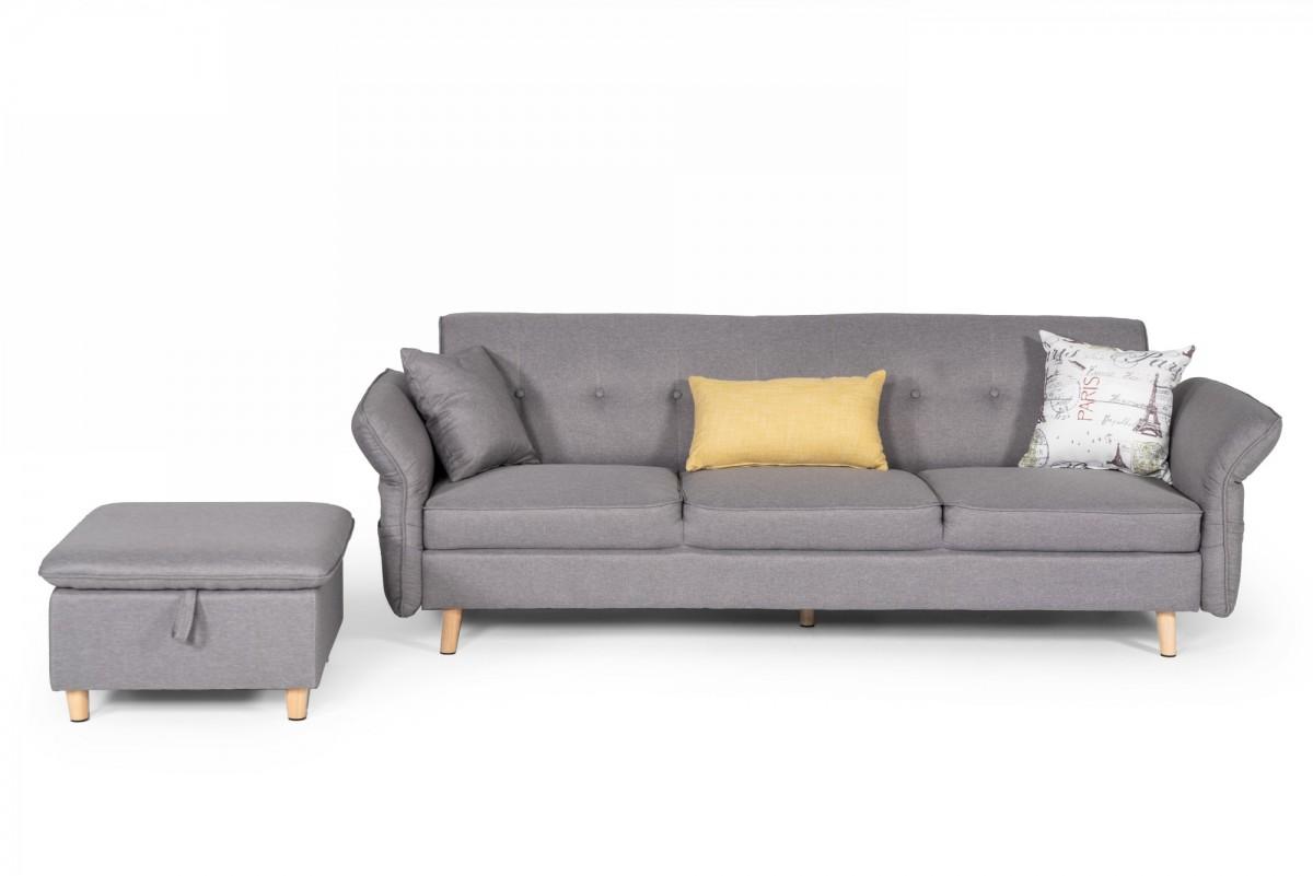 

    
VIG Furniture Jeremiah Sofa bed Gray VGKN13062-GRY
