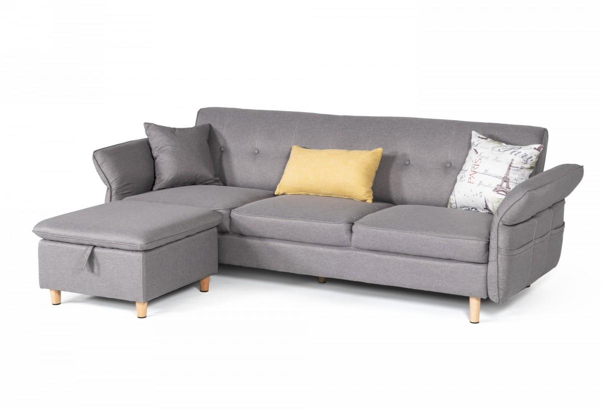 

    
Modern Grey Fabric Sofabed & Ottoman w/ Storage VIG Divani Casa Jeremiah
