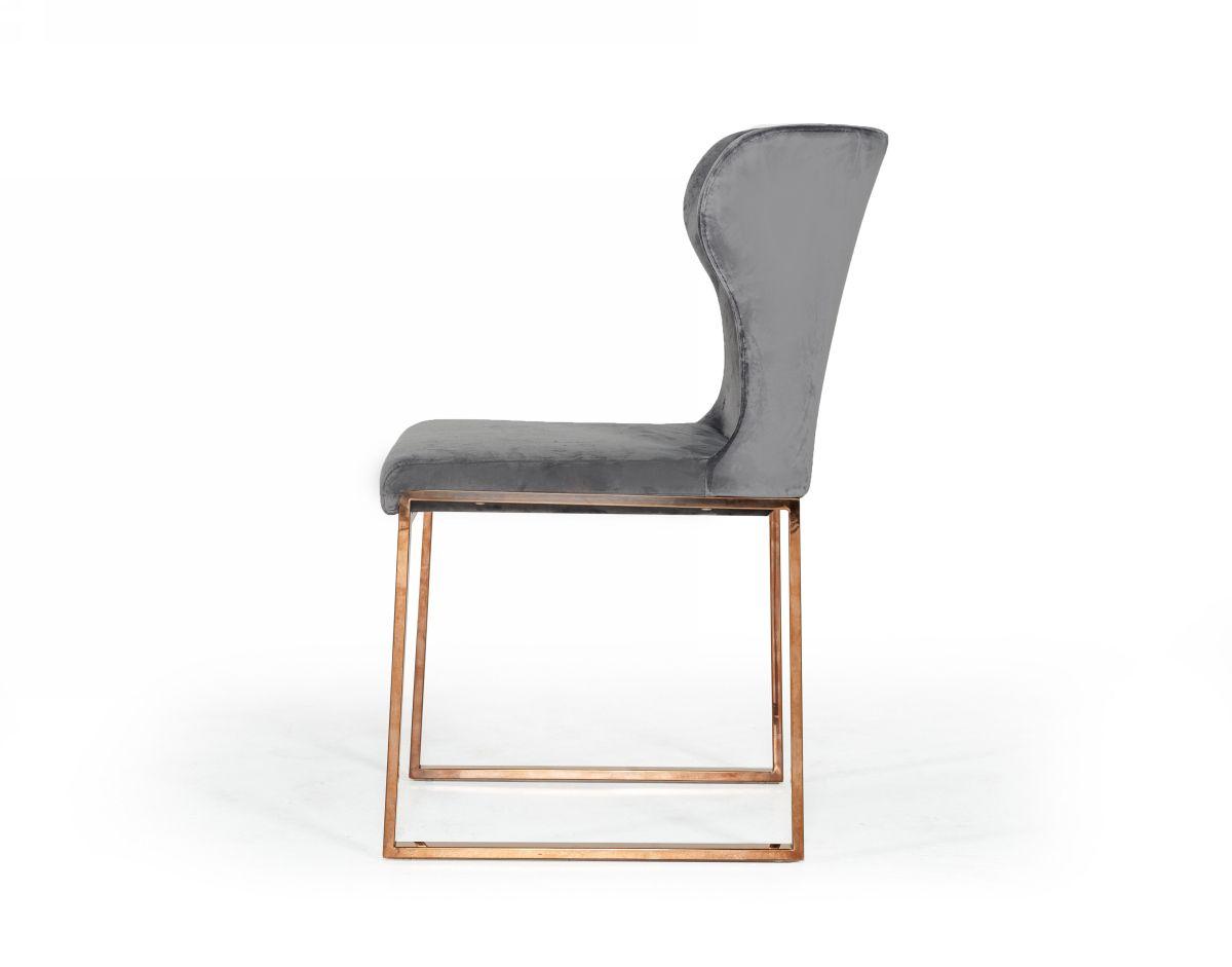 

                    
VIG Furniture Chadwick Dining Chair Gray Velvet Purchase 
