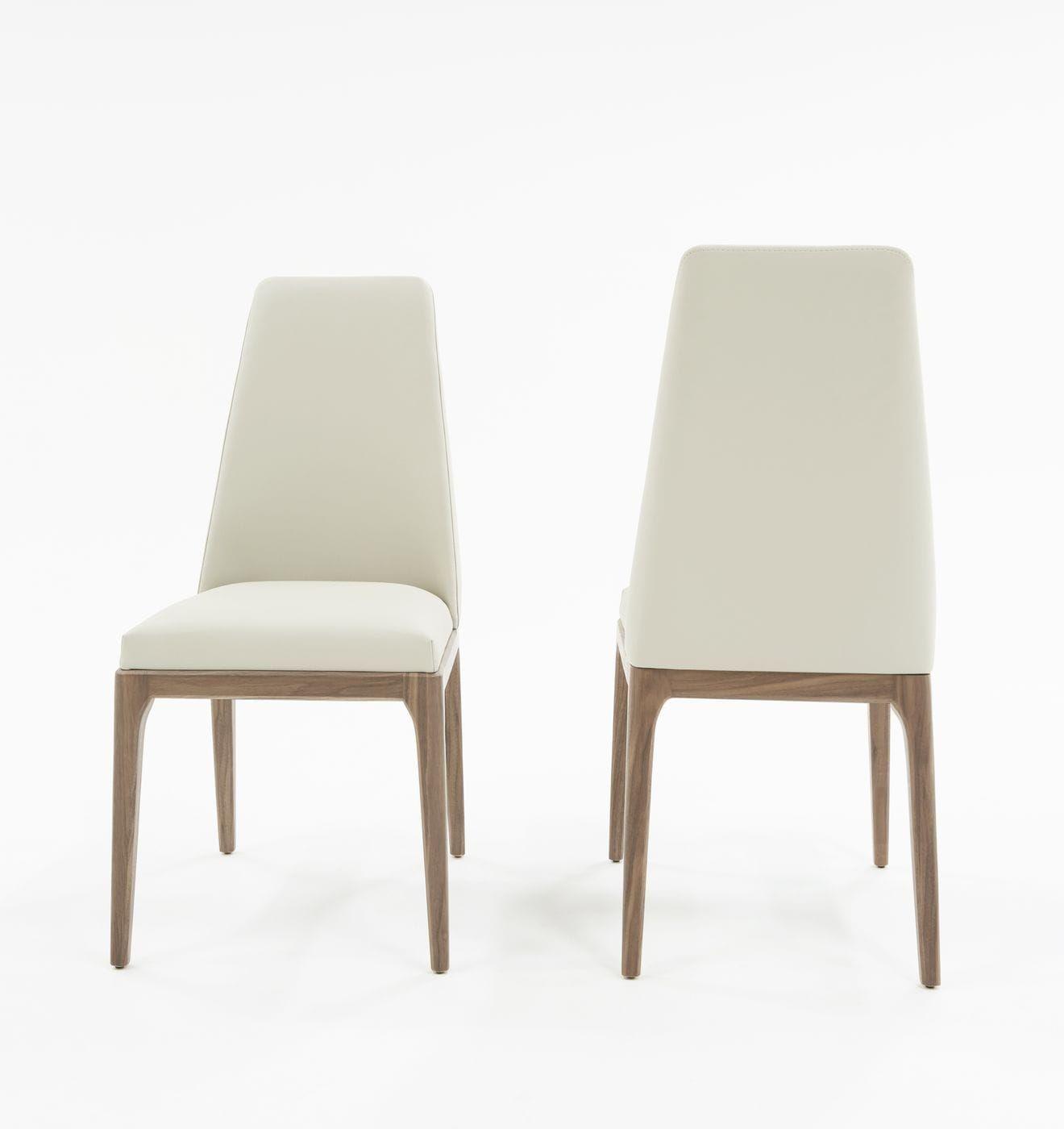 

    
Modern Grey & Walnut Dining Chairs Set by VIG Modrest Encino
