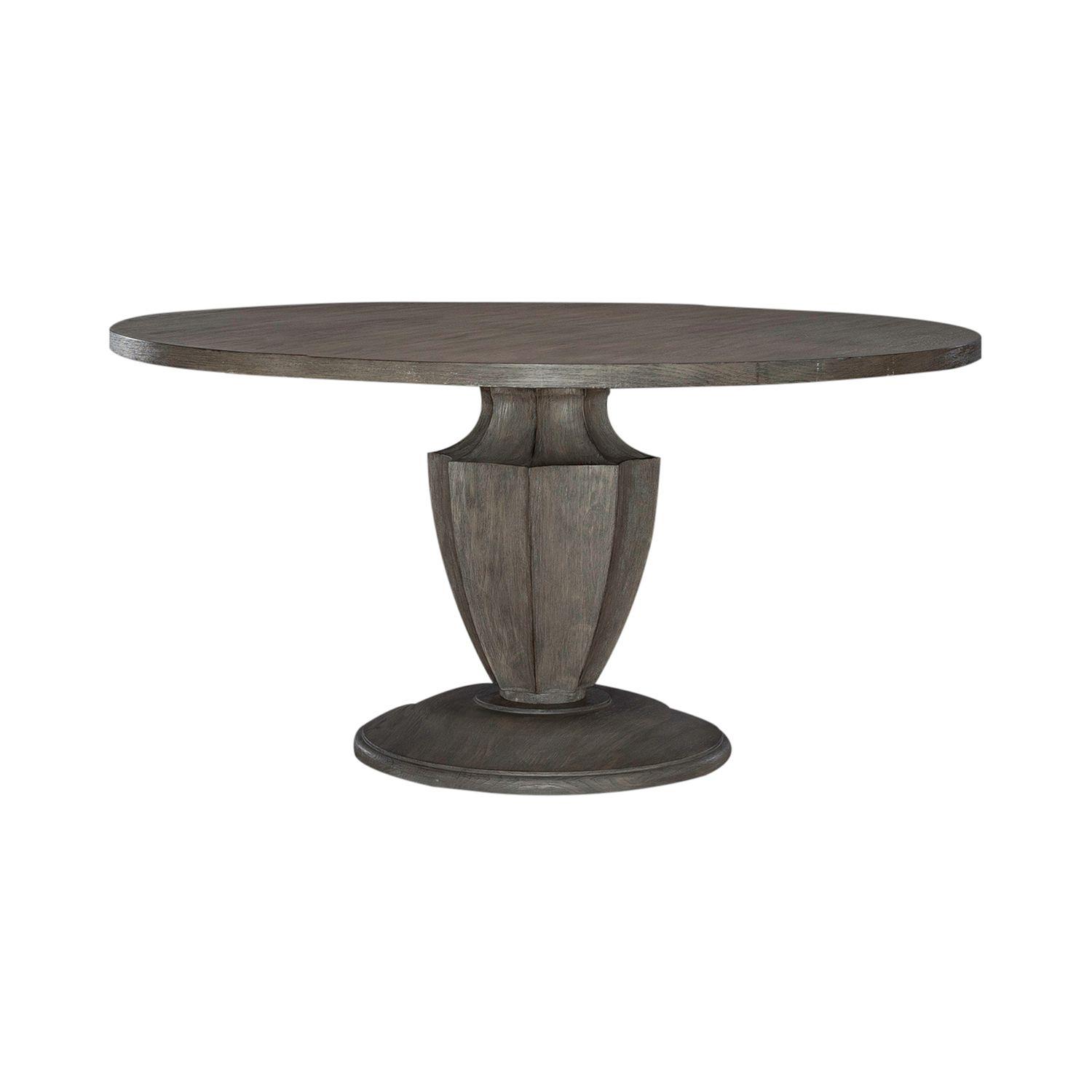 Modern Round table Westfield Round Dining Table 944-T6060-RT 944-T6060-RT in Havana, Brown 