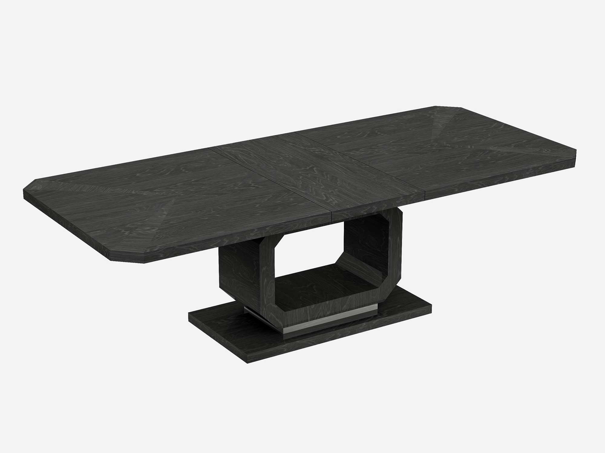 Modern Dining Table DT1619-GRY Los Angeles DT1619-GRY in Gray 
