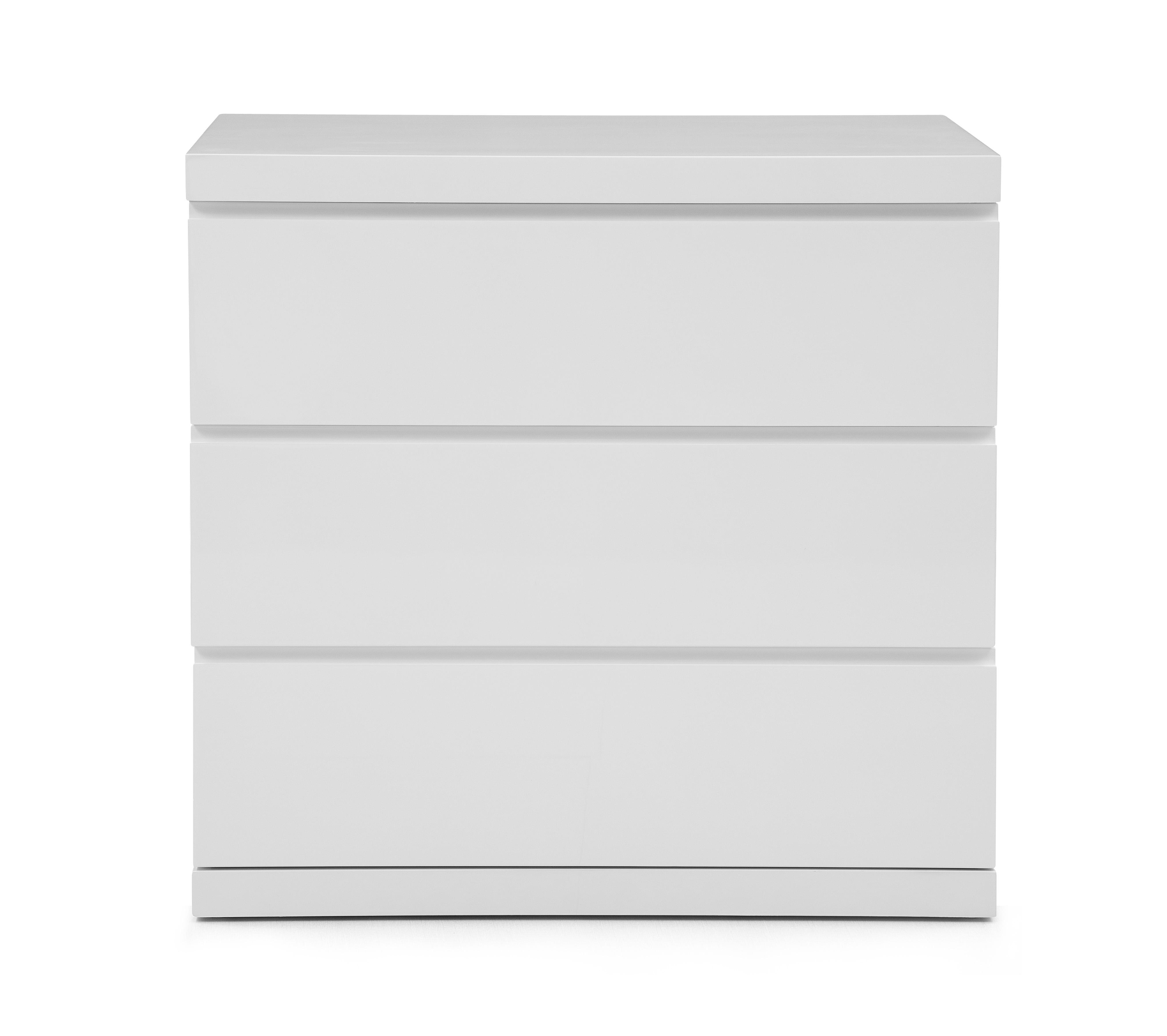 

    
Modern High Gloss White Lacquer Single Dresser WhiteLine DR1207S-WHT Anna
