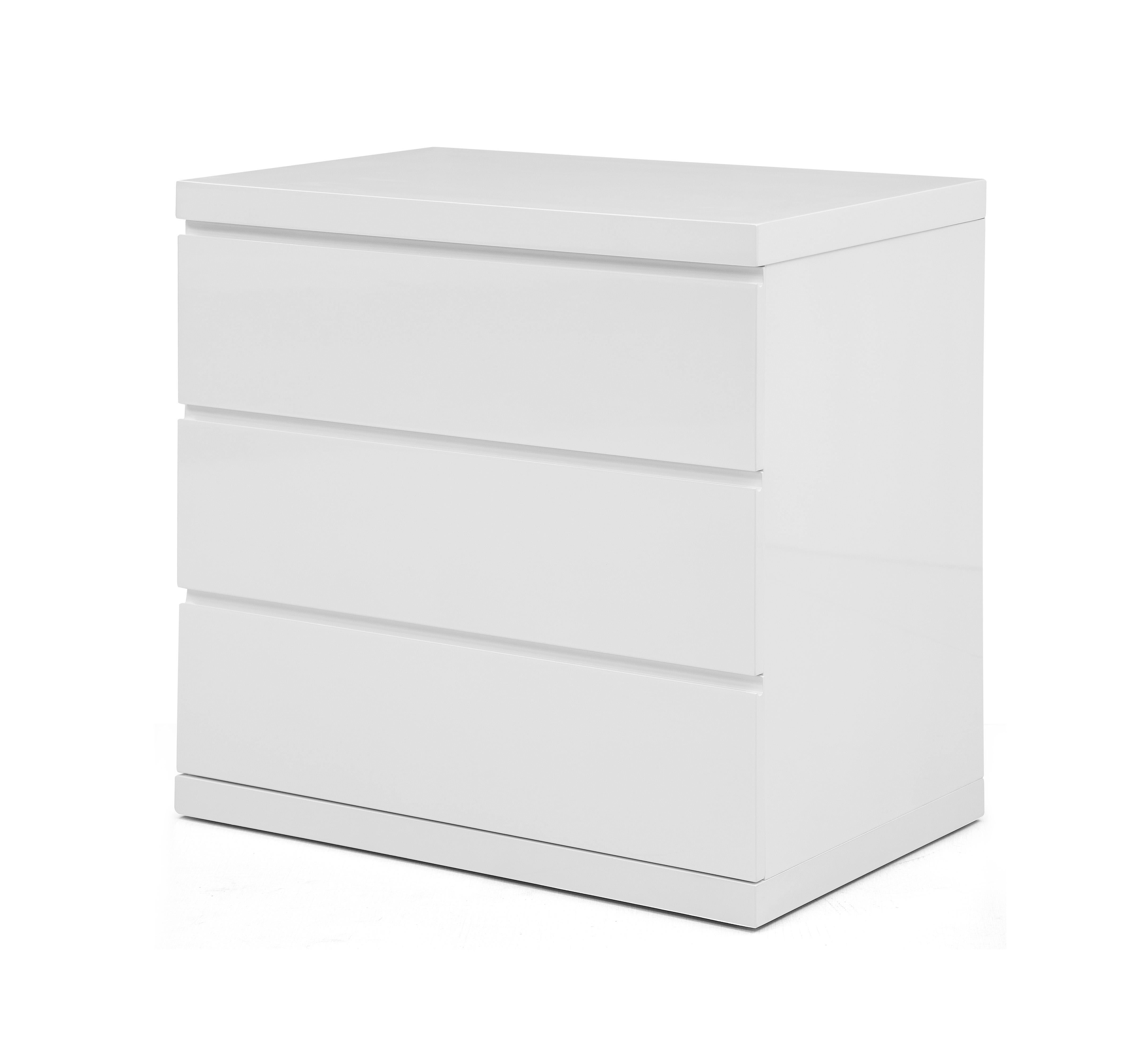 

    
Modern High Gloss White Lacquer Single Dresser WhiteLine DR1207S-WHT Anna
