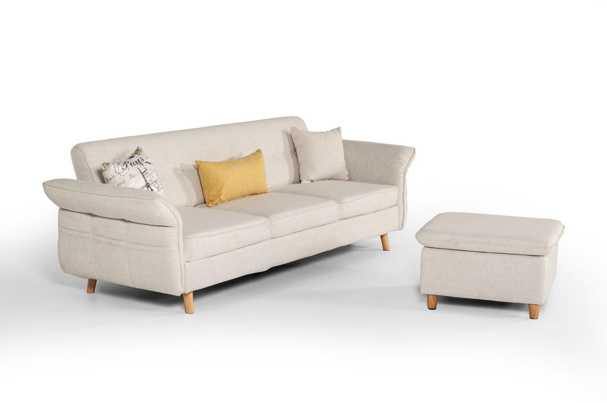 Contemporary, Modern Sofa bed VGKNI3062-IVY VGKNI3062-IVY in Ivory Fabric