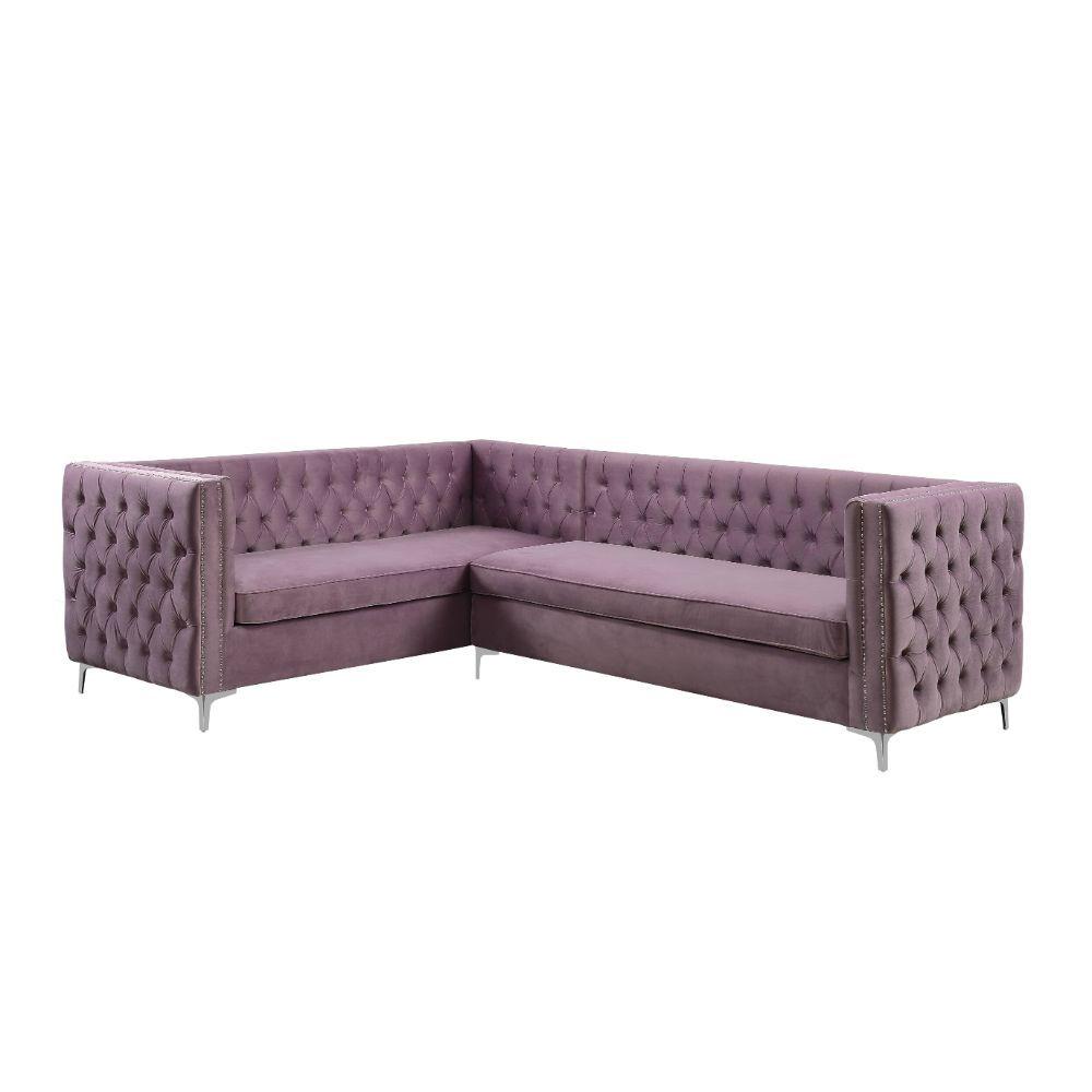 

    
Acme Furniture Rhett 55500 Sectional Sofa Purple 55500-3pcs
