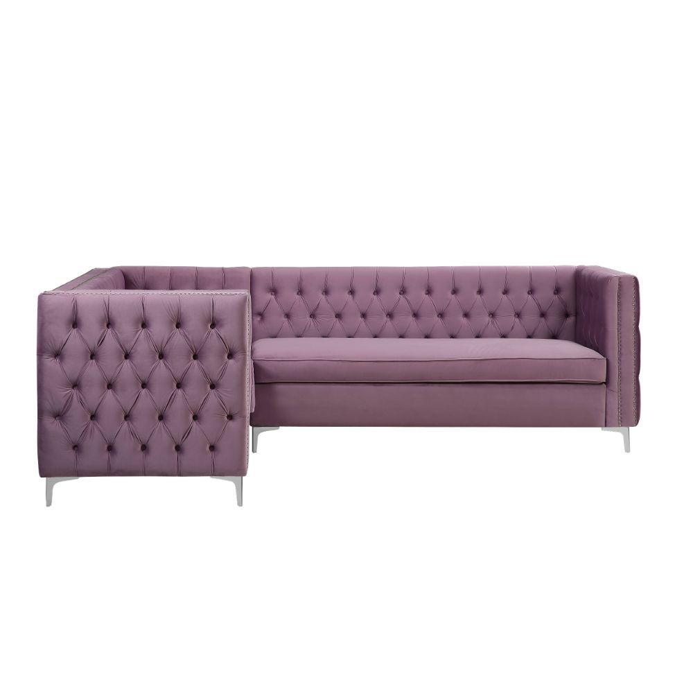 

                    
Acme Furniture Rhett 55500 Sectional Sofa Purple Velvet Purchase 
