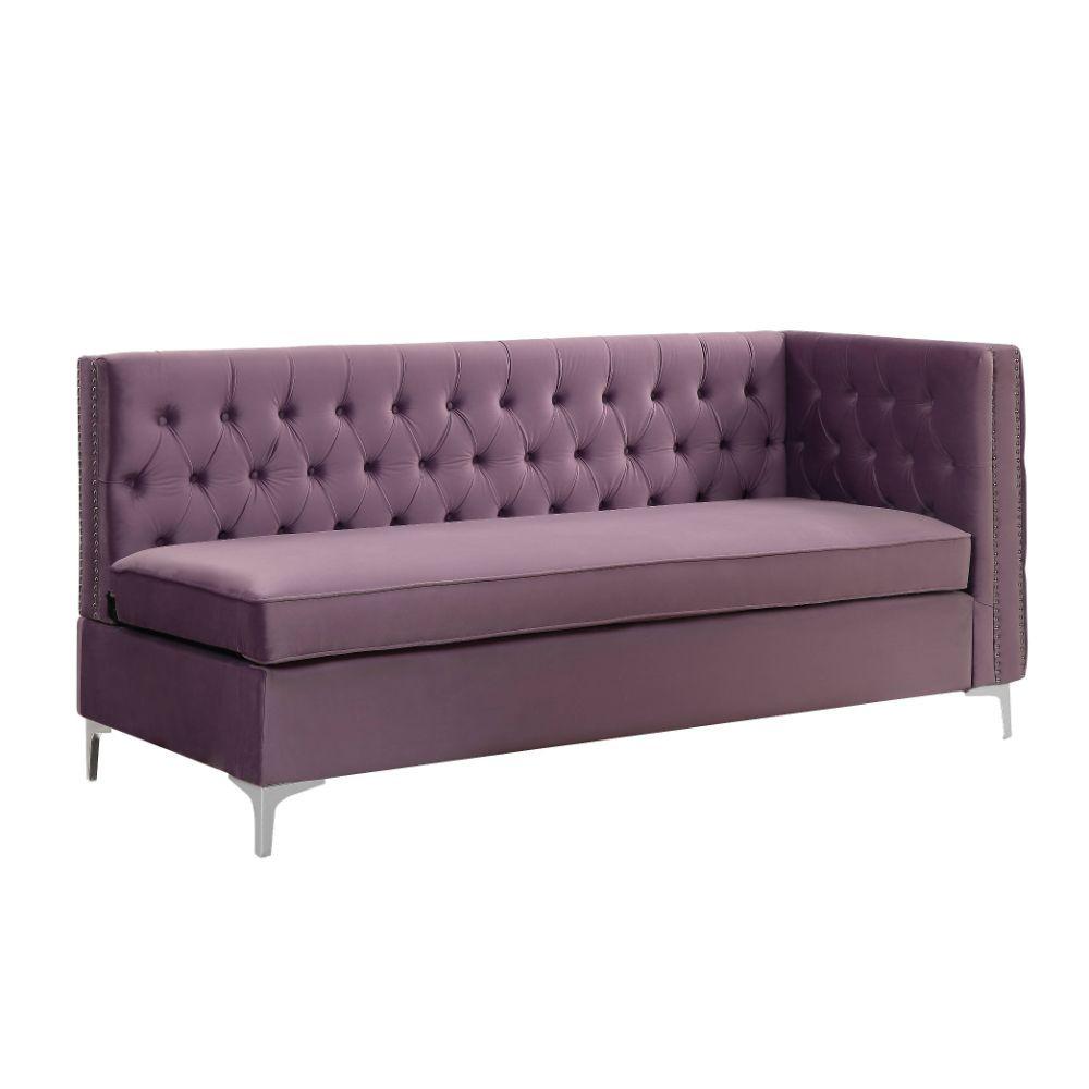 

    
55500-3pcs Modern Lavender Velvet Sectional Sofa by Acme Rhett 55500-3pcs
