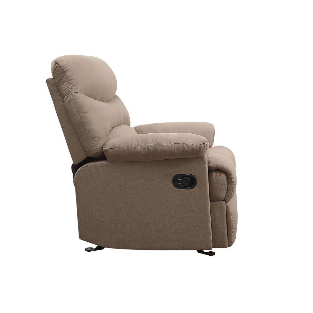

    
Acme Furniture Arcadia Glider Reclining Chair Light Brown 00634
