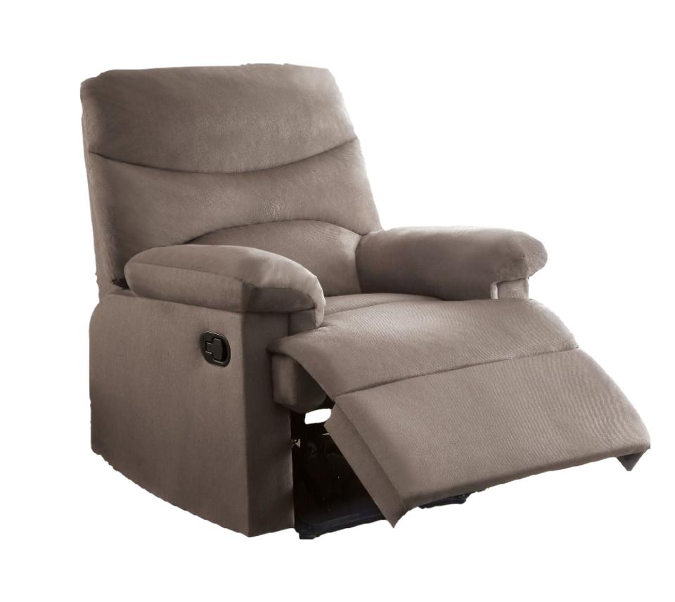 Modern Recliner Arcadia 00703 in Light Brown Fabric