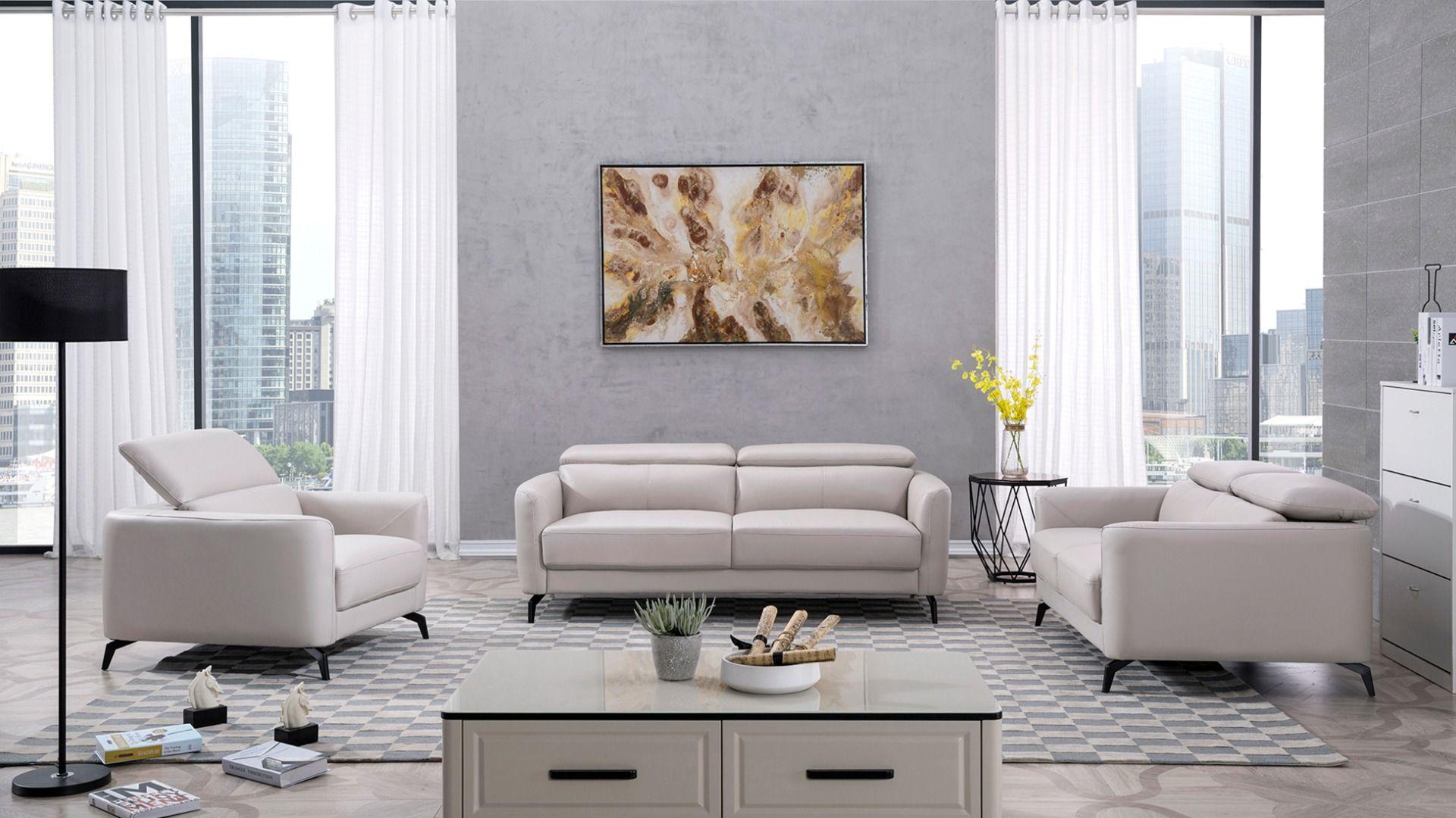 

    
EK155-LG-Set-3 American Eagle Furniture Sofa Set
