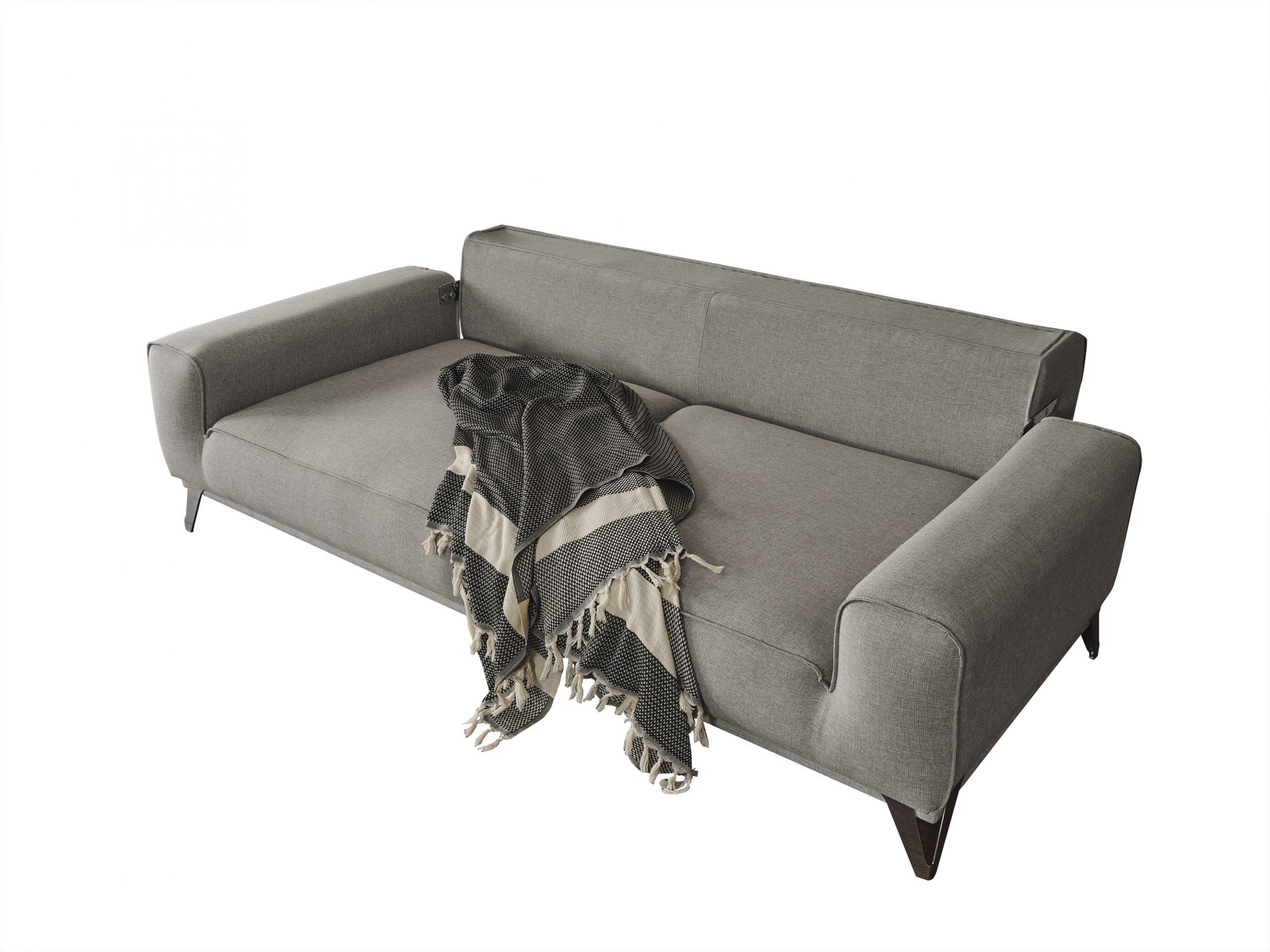 

    
Modern Light Gray Linen Sofa Bed WhiteLine SO1755F-LGRY Bursa
