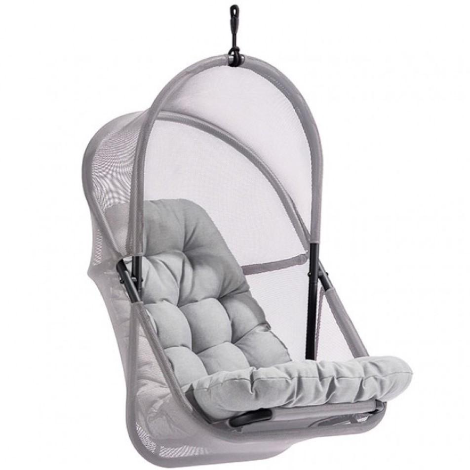

    
Furniture of America Breeze Outdoor Swing Chair GM-1010LG Outdoor Swing Chair Light Gray GM-1010LG
