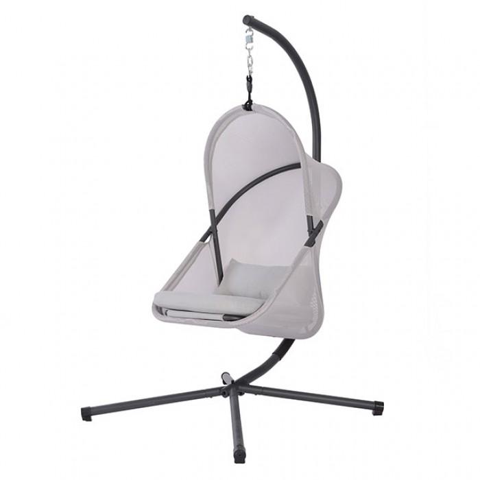 

    
Modern Light Gray Steel Outdoor Swing Chair Furniture of America Crush GM-1011LG
