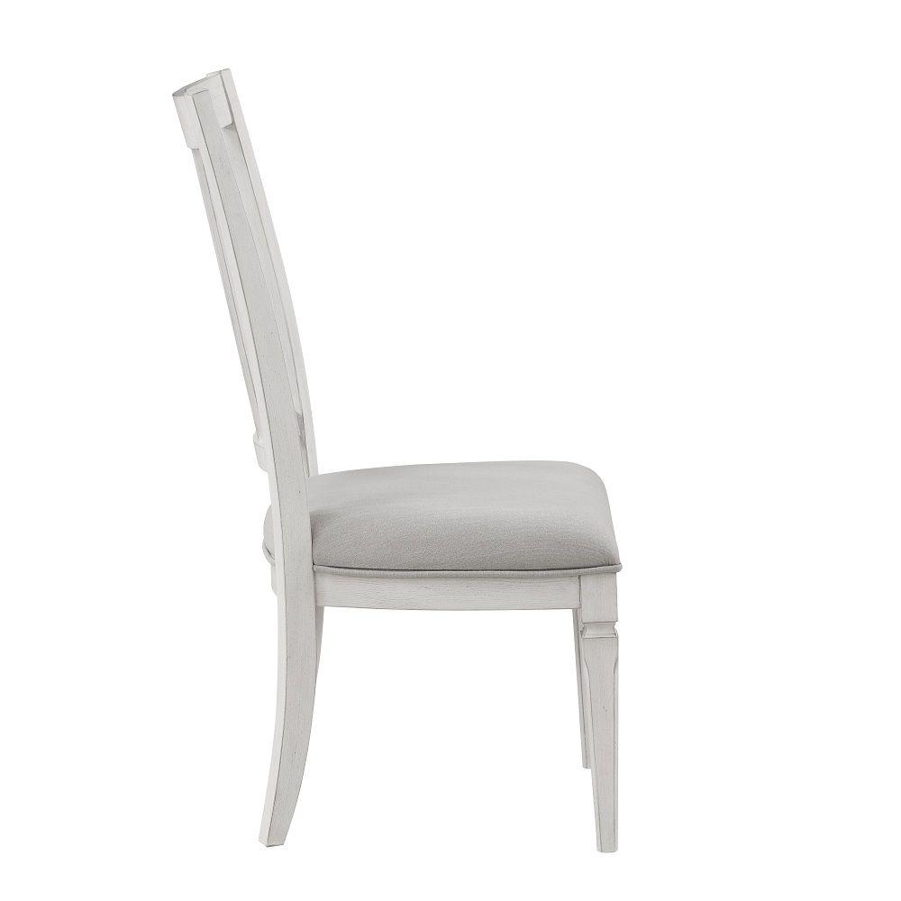 

                    
Acme Furniture Katia Side Chair Set 2PCS DN02274-SC-2PCS Dining Room Set Light Gray/White Linen Purchase 
