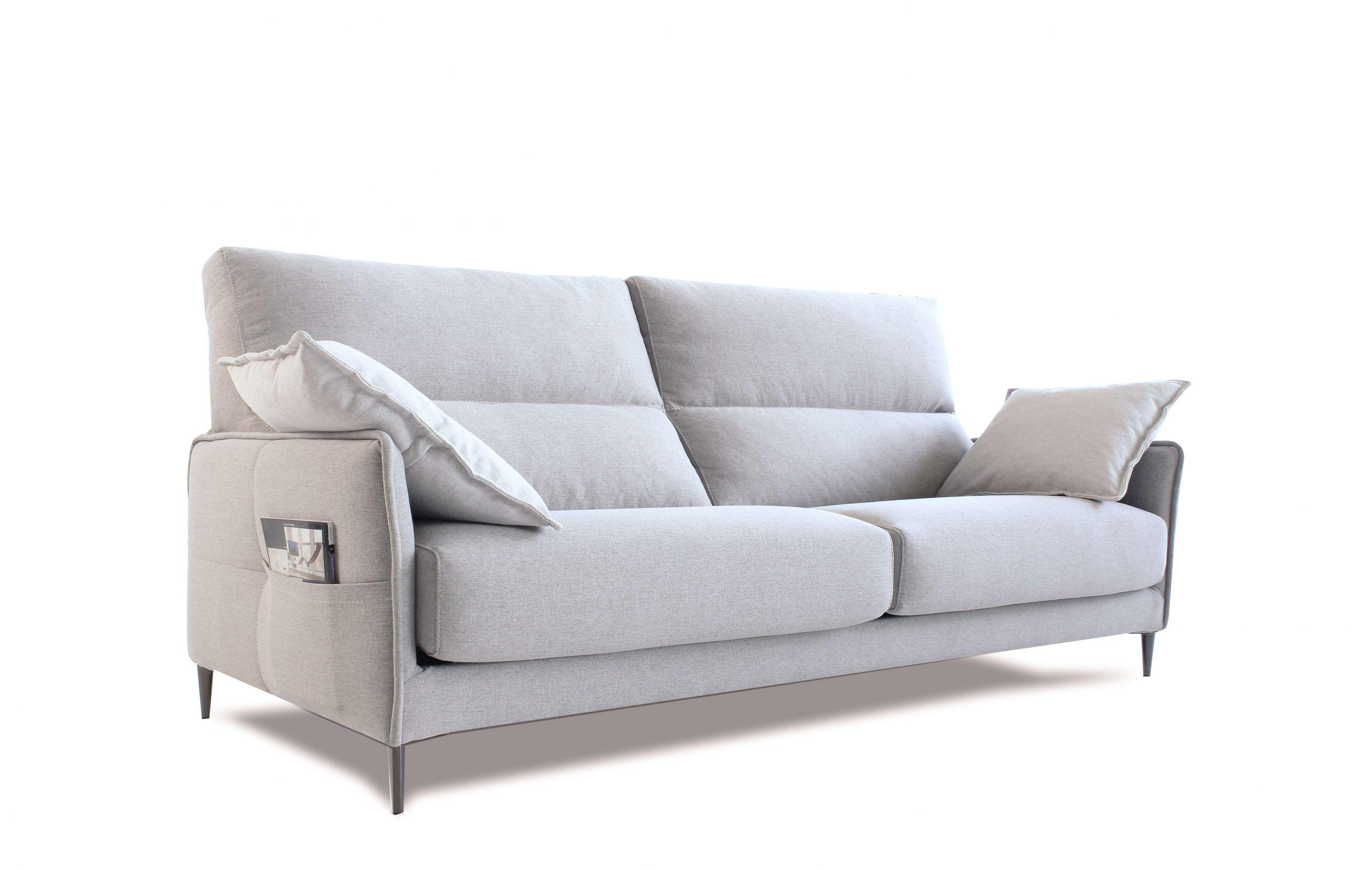 

    
Modern Light Grey Wood Sofa Modekraft Malaga Malaga-Light-Grey-Compact-Sofa
