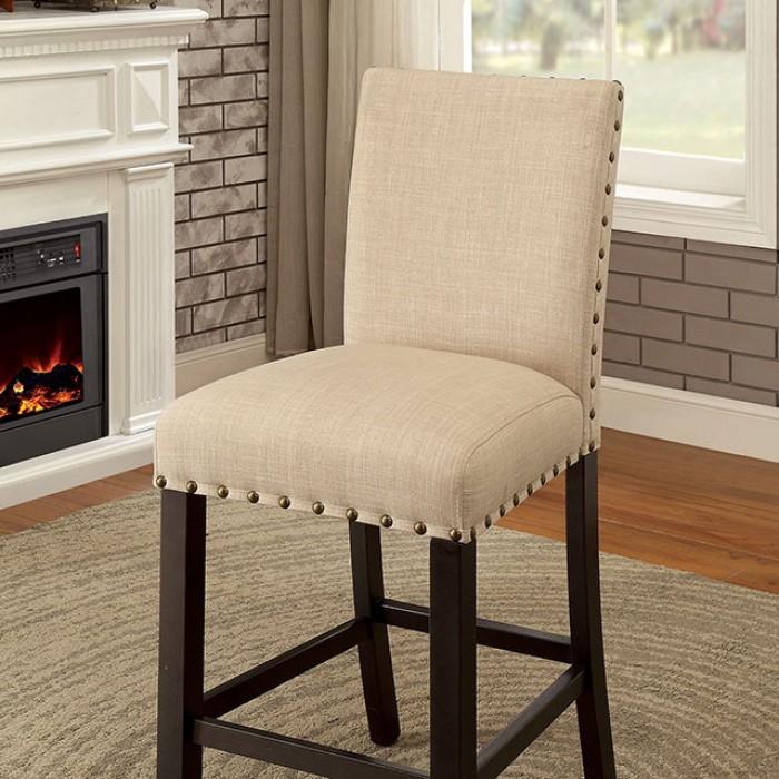 

    
Modern Light Walnut & Beige Solid Wood Counter Height Chairs Set 2pcs Furniture of America CM3323SC-2PK Kaitlin
