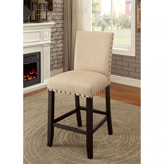 

    
Modern Light Walnut & Beige Solid Wood Counter Height Chairs Set 2pcs Furniture of America CM3323SC-2PK Kaitlin
