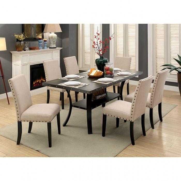 

    
Furniture of America CM3323T-Set-5 Kaitlin Dining Table Set Light Walnut CM3323T-5PC
