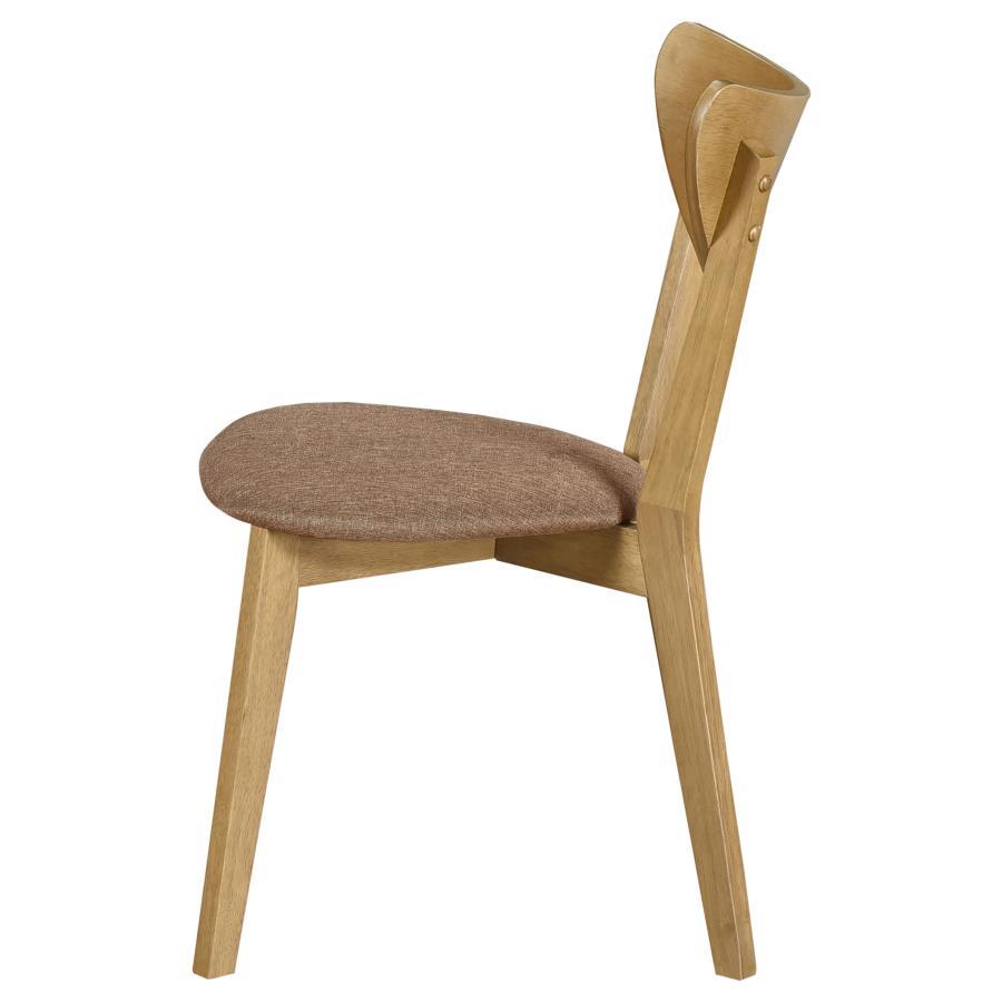 

    
108442-S-2PCS Modern Light Walnut Wood Side Chair Set 2PCS Coaster Elowen 108442

