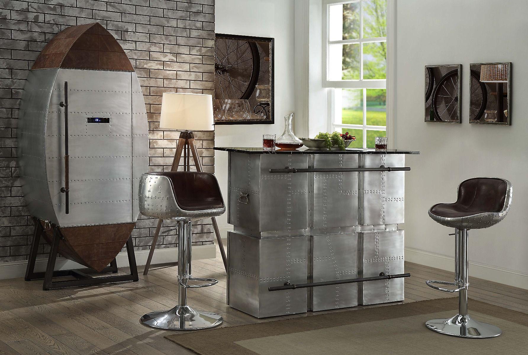 

                    
Buy Modern Marble Aluminum Bar Table Acme Brancaster 70450-BT
