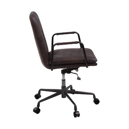 

                    
Acme Furniture Eclarn Office Chair Black Top grain leather Purchase 
