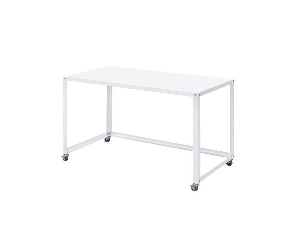 

    
Modern Metal White Finish Writing Desk by Acme 93065 Arcano
