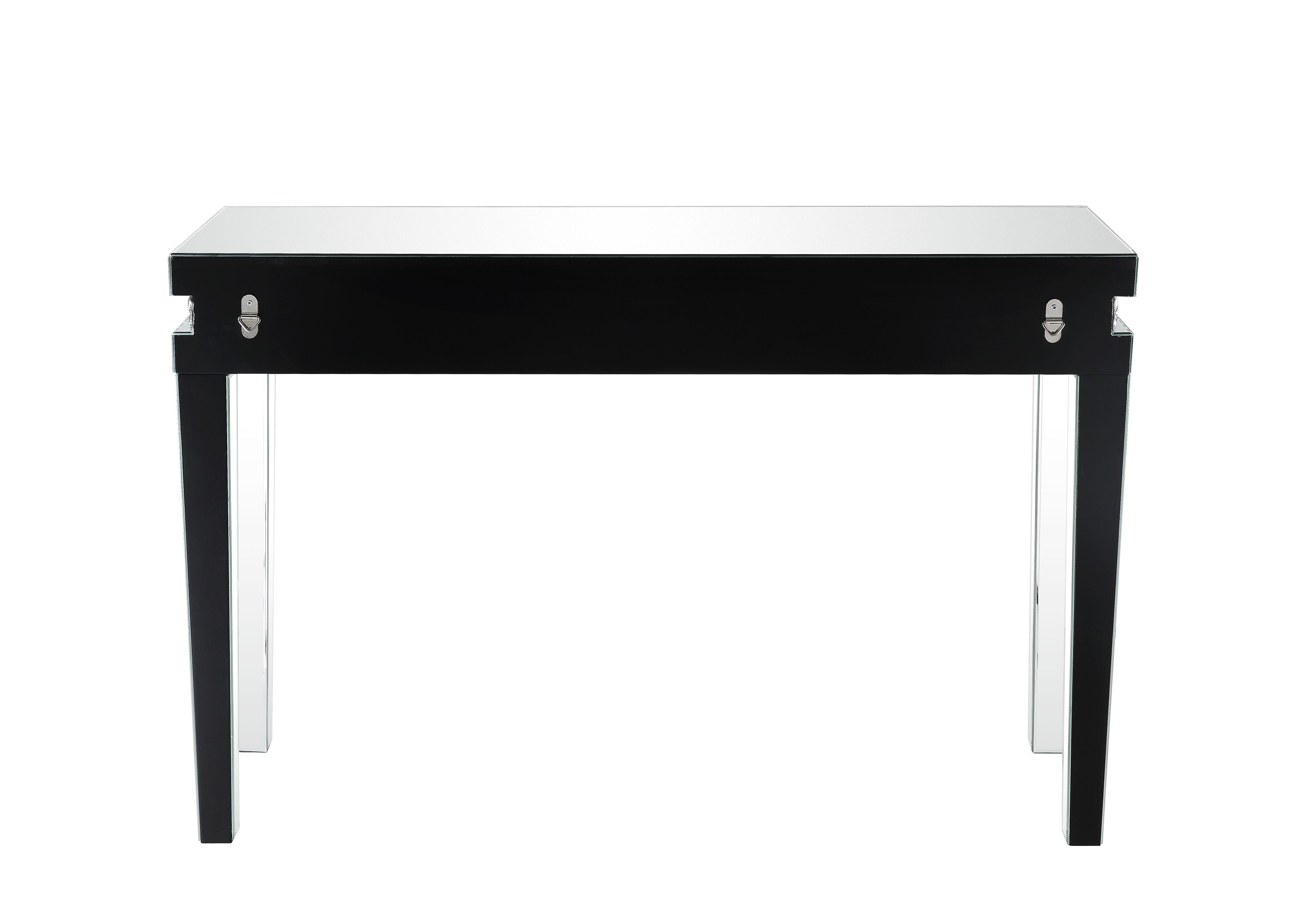 

    
Acme Furniture Lotus Sofa Table Mirrored 88053
