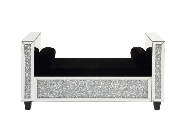 

    
Acme Furniture Noralie Bench Mirrored AC00528
