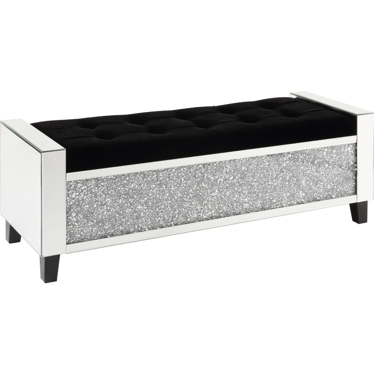 

    
Acme Furniture Noralie Bench Mirrored AC00534
