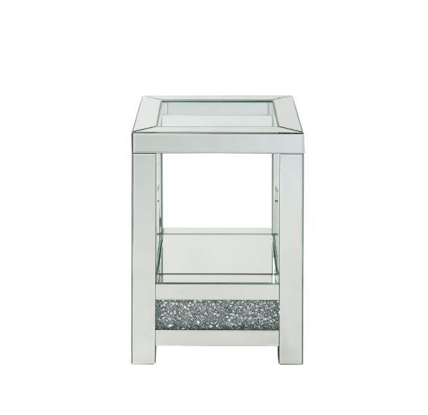 

    
84720-3pcs Modern Mirrored & Faux Diamonds Coffee Table + 2 End Tables by Acme Noralie 84720-3pcs
