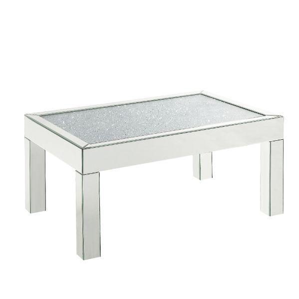 Modern Coffee Table Noralie 84705 in Mirrored 