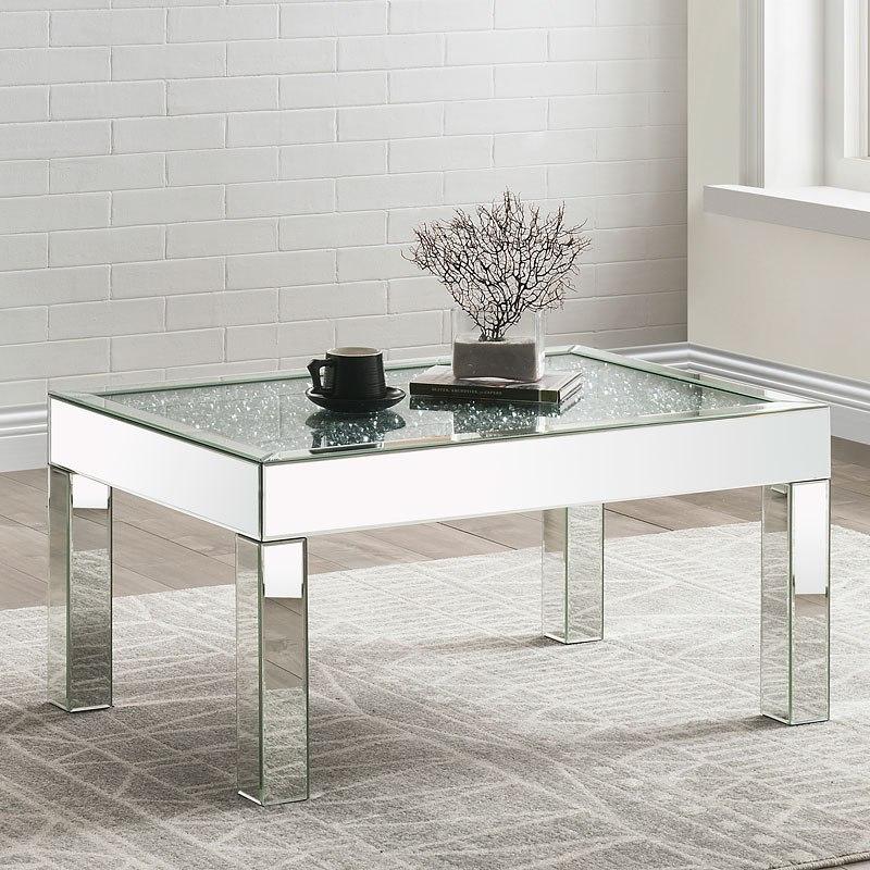 

                    
Acme Furniture Noralie Coffee Table Mirrored  Purchase 
