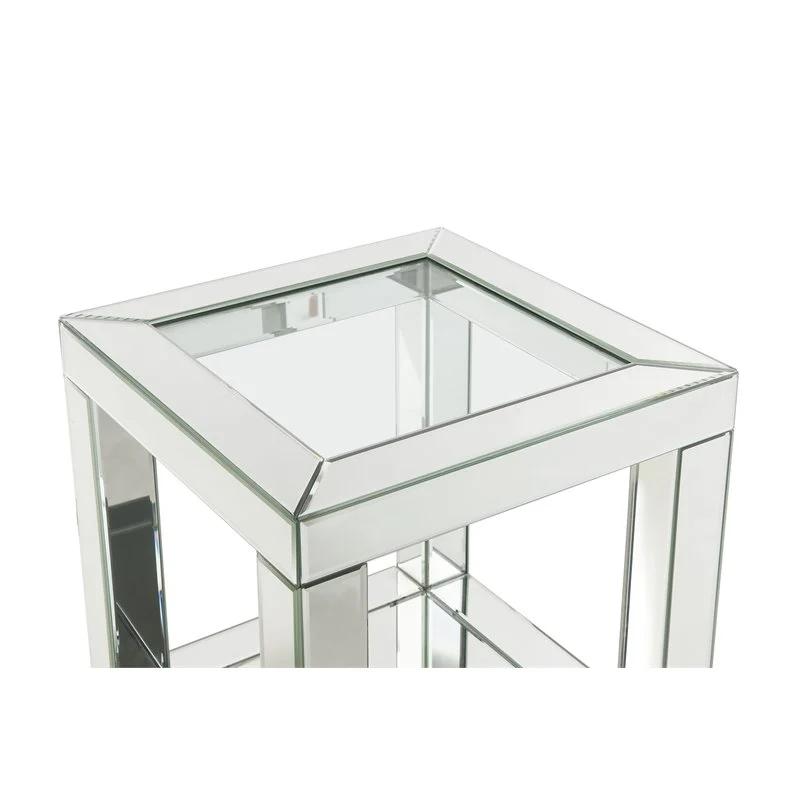 

    
 Order  Modern Mirrored & Faux Diamonds Coffee Table + 2 End Tables by Acme Noralie 84730-3pcs
