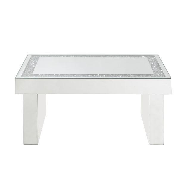 

    
Acme Furniture Noralie Coffee Table Mirrored 84700
