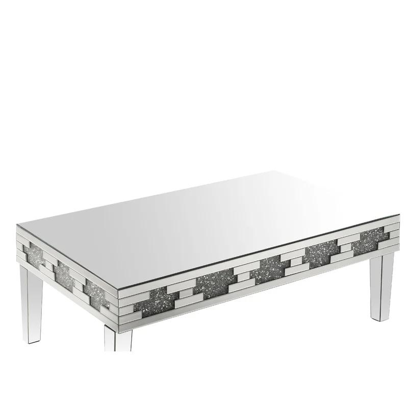 

    
Acme Furniture Noralie Coffee Table Mirrored 88055
