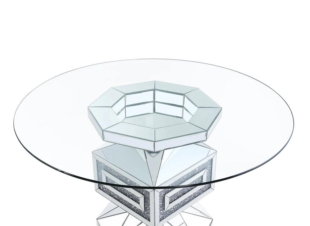 

    
Acme Furniture Noralie Dining Table Mirrored 72955
