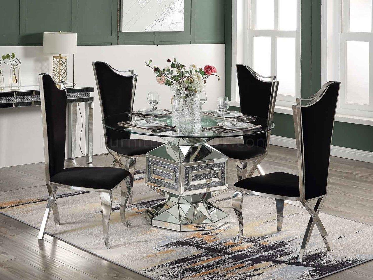 

                    
Acme Furniture Noralie Dining Table Mirrored  Purchase 
