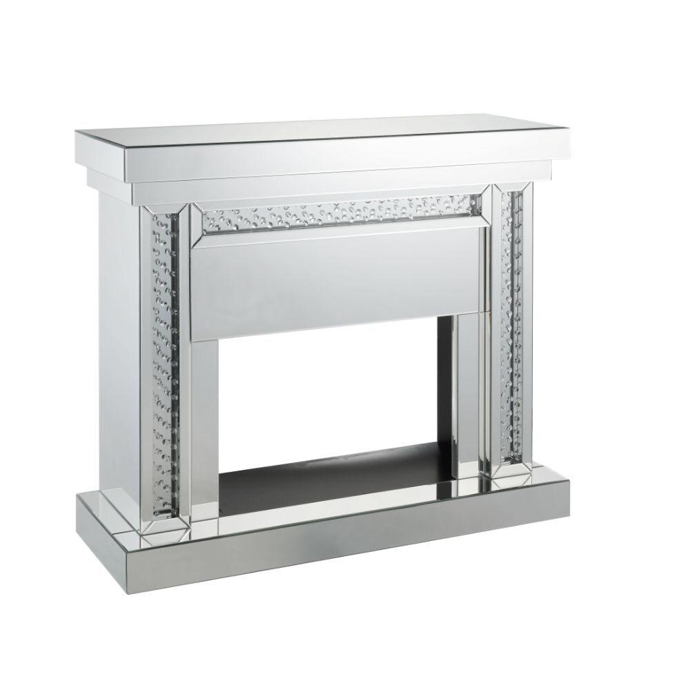 Modern Fireplace Nysa 90272 in Mirrored 