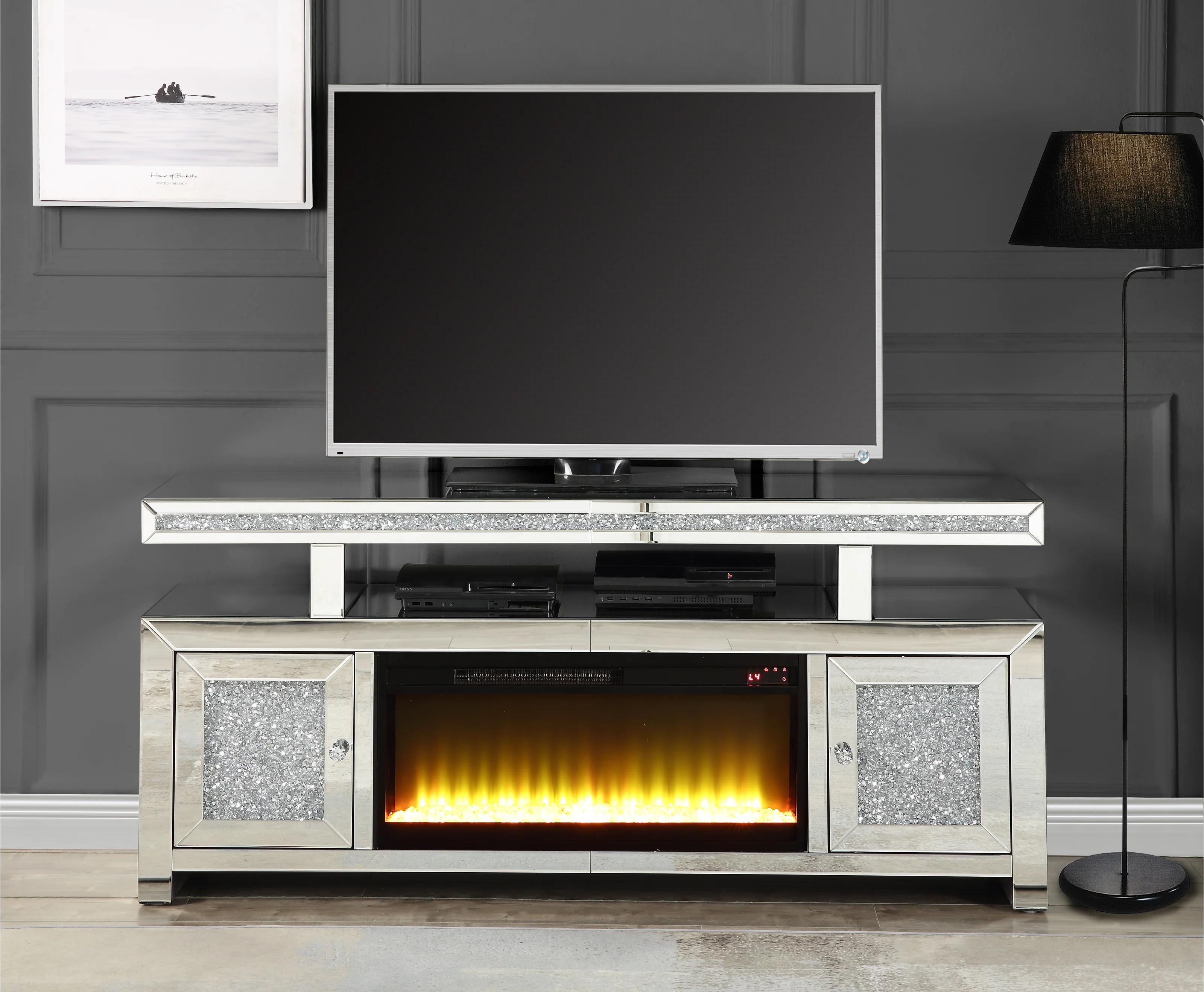 

                    
Acme Furniture Noralie TV Stand Mirrored  Purchase 
