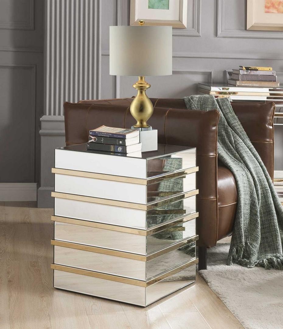 

                    
Acme Furniture Osma End Table Mirrored  Purchase 
