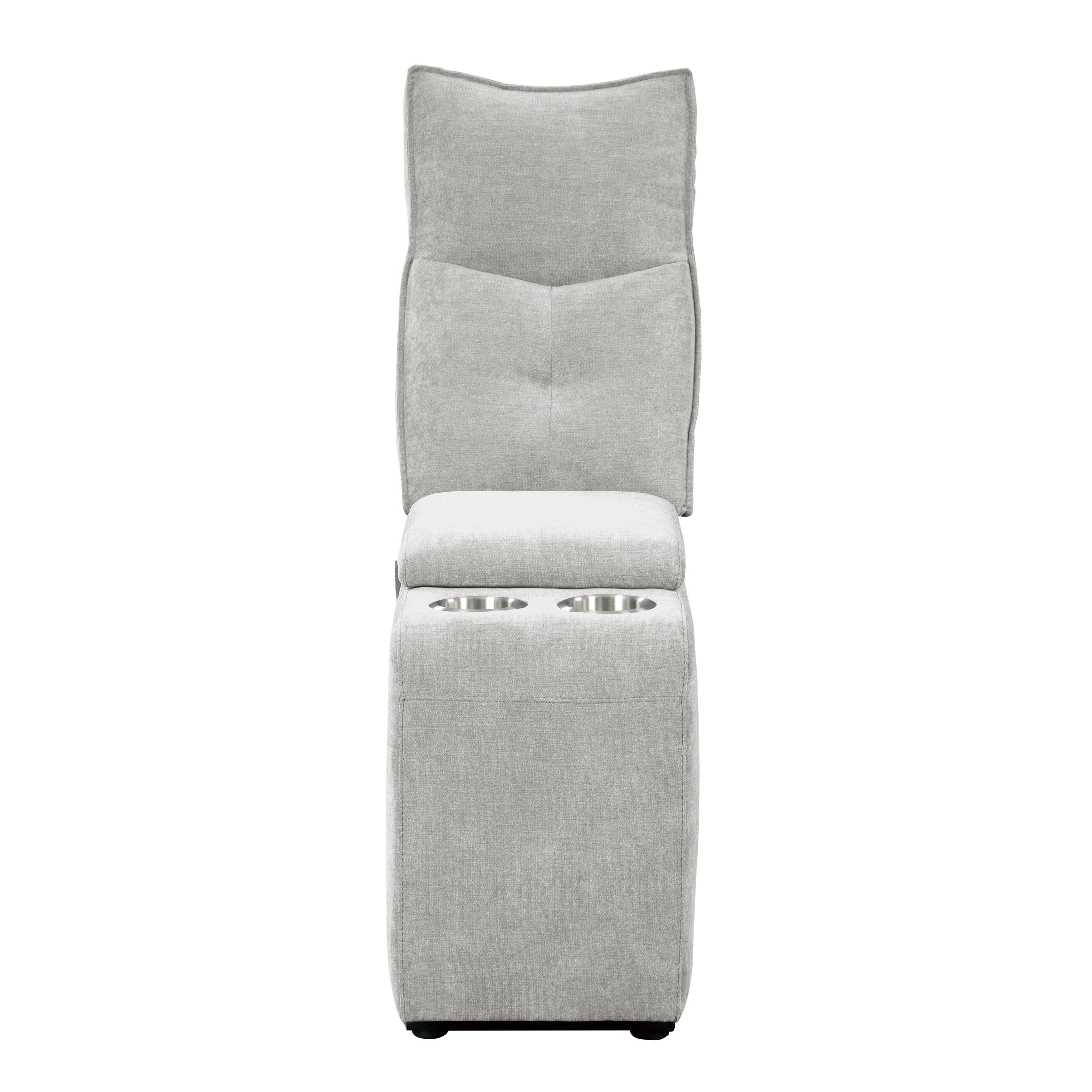 

                    
Buy Modern Mist Gray Textured 6-Piece Reclining Sectional Homelegance 9509MGY Tesoro
