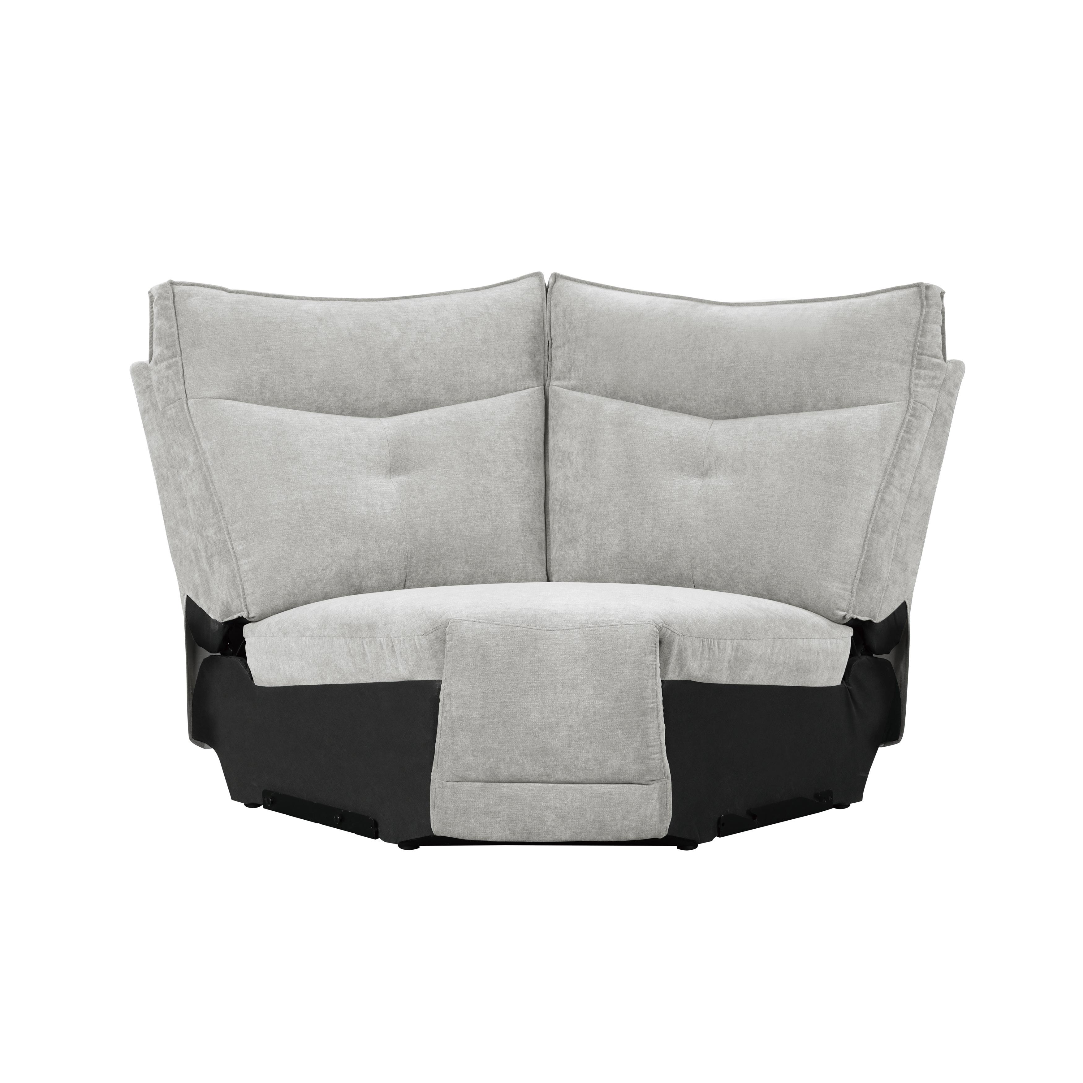 

    
 Order  Modern Mist Gray Textured 6-Piece RSF Reclining Sectional Homelegance 9509MGY Tesoro
