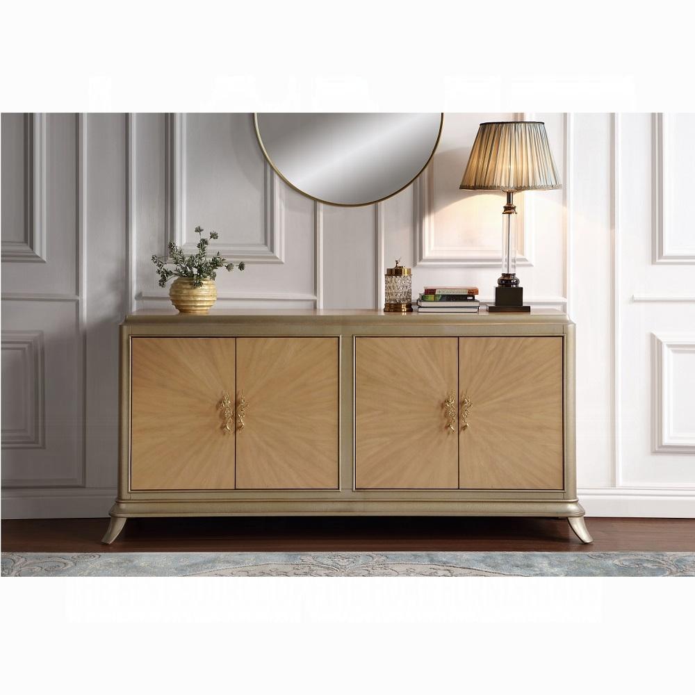 

    
Modern Natural Oak/Taupe Champaign Composite Wood Console Cabinet Acme Dodie AC02504
