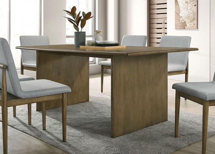 

    
Modern Natural Tone Solid Wood Dining Table Furniture of America St Gallen CM3244NT-T
