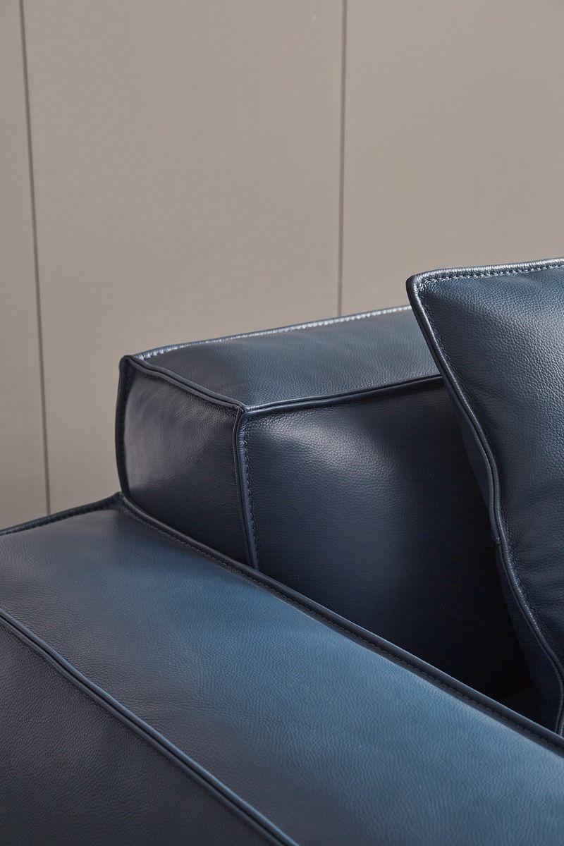 

                    
Buy Navy Blue Full Leather Sofa Set 2Pcs EK8008-NB Modern Urban
