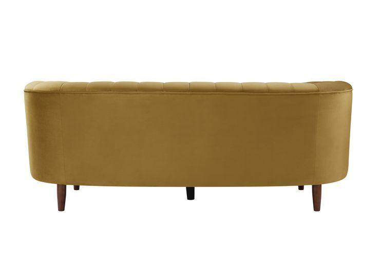 

                    
Acme Furniture Millephri Sofa and Loveseat Set Yellow Velvet Purchase 
