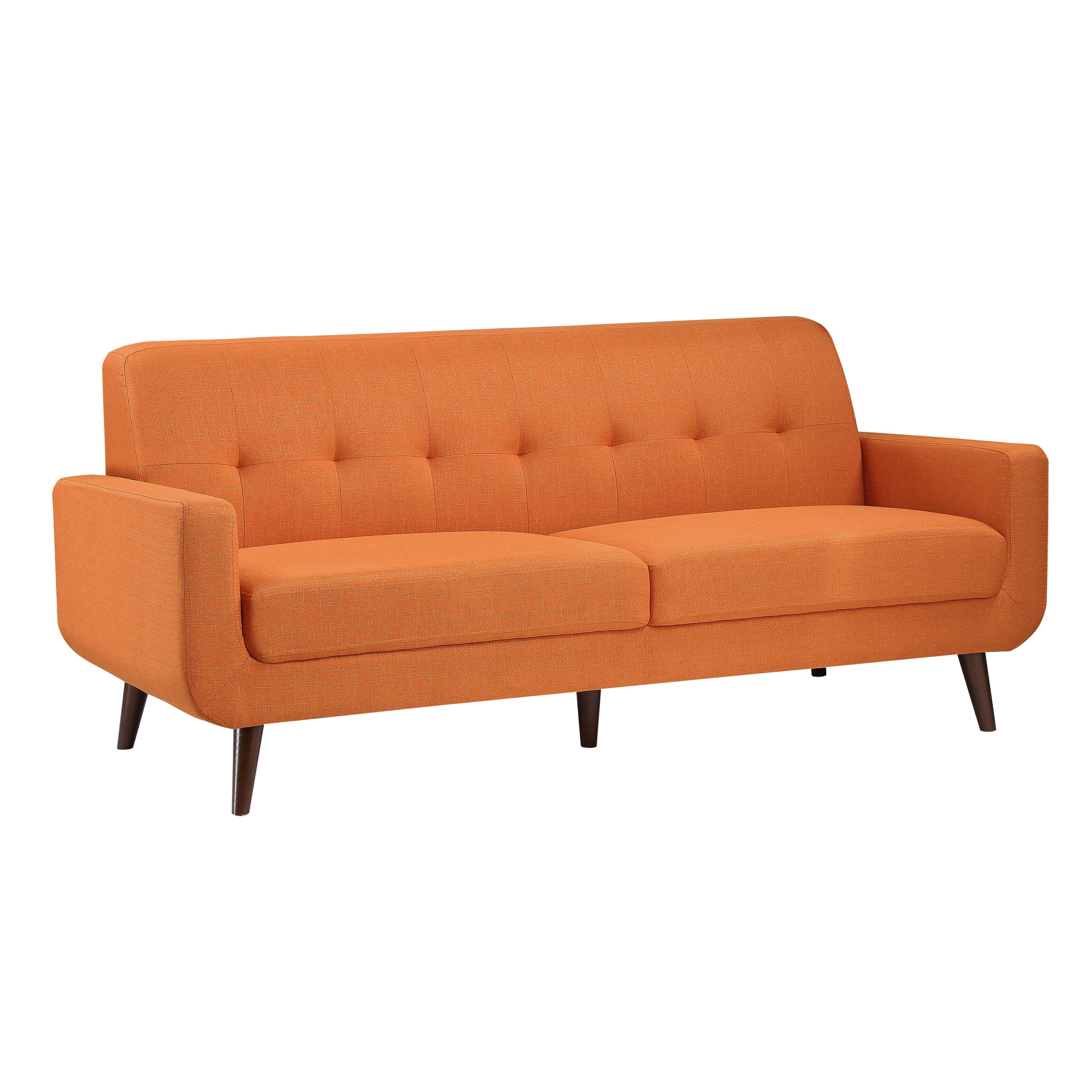 

    
Modern Orange Textured Sofa Homelegance 9433RN-3 Fitch
